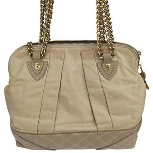 Marc Jacobs Quilted Chain Strap Bag in Beige